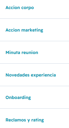 Ejemplo completo de nota de Acción corporativa